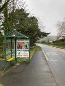 Dawlish Advertising Shelter 803 Panel 3 A379 opposite Coronation Avenue