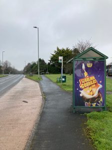 Dawlish Advertising Shelter 804 Panel 4 A379 opposite John Nash Drive