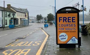 Hayle Advertising Shelter 17 Panel 4 B3301 Fore Street opposite Indian