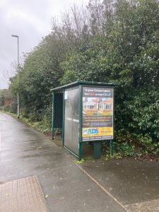 Ivybridge Advertising Shelter 8 Panel 4 Marjorie Kelly Way