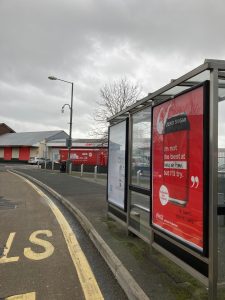Paignton Advertising Shelter 37 Panel 2 Great Western Road adjacent Paignton Station
