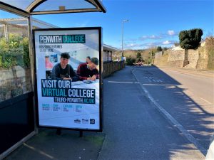 Redruth Advertising Shelter 71 Panel 3 Tolgus Hill adjacent TESCO