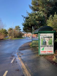 Yeovil Advertising Shelter 6525 Panel 4 West Coker Road adjacent Buford Hollow