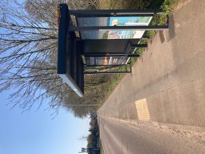 Westclyst Advertising Shelter 71 Panel 1 B3181 Poltimore Gate adj Poltimore Road
