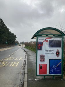 Chivenor Advertising Shelter 41 Panel 4 A361 roundabout Towards Braunton